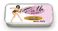 Coco-lime pin up lip balm